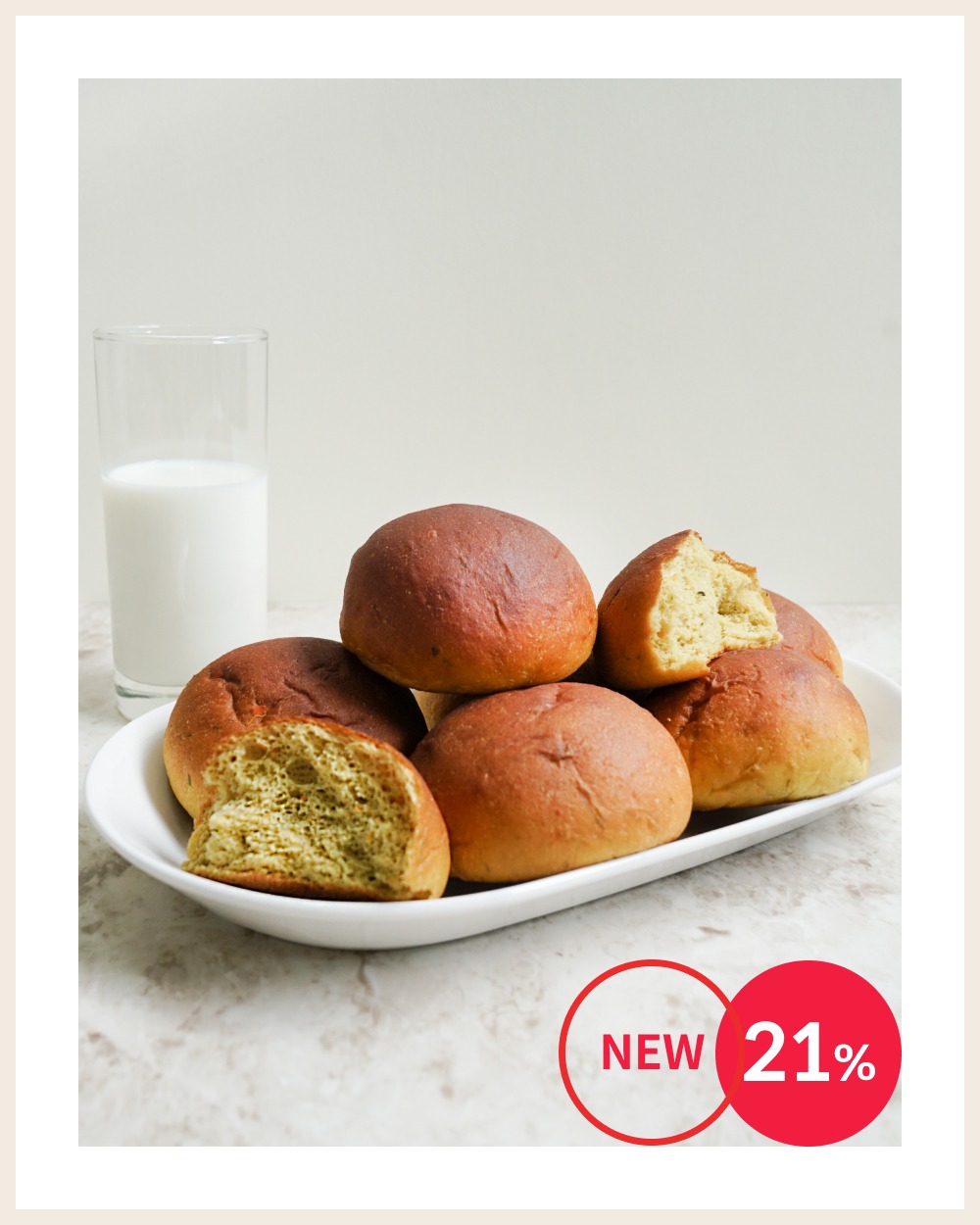 [얼리버드 ~21%] 아침엔 저당안심 야채모닝빵, 35g, 6개입 X 2봉